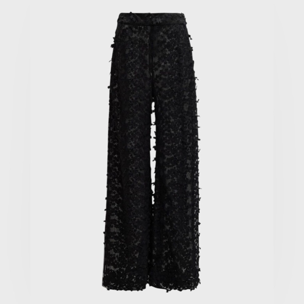 NWT Cynthia Rowley Floral Lace Pants - Picture 6 of 6